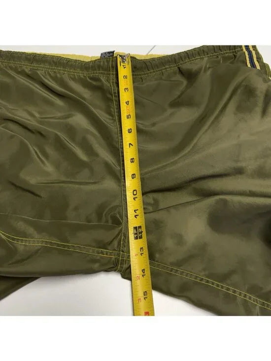 Vintage Quiksilver Swim Trunks Mens XL Green 90s Y2K Board Shorts Surf - Picture 13 of 13